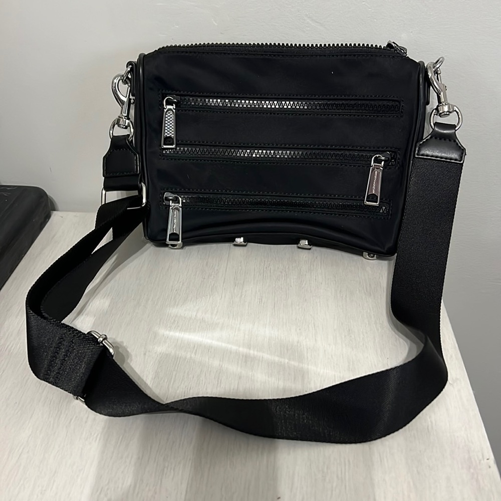 rebecca MINKOFF Solstice Mini Zip Nylon Crossbody